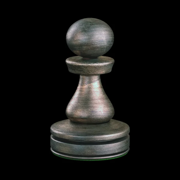 Metal  Pawn Chess Piece — Stock Photo, Image