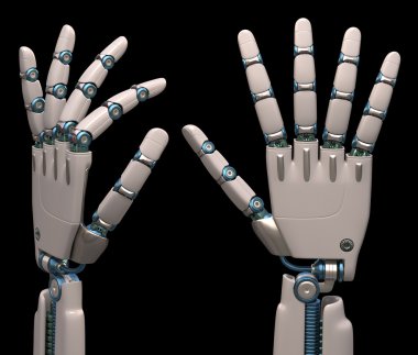 Robotic hands like human skeleton