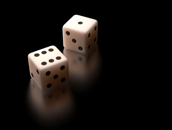 White Dice — Stock Photo, Image