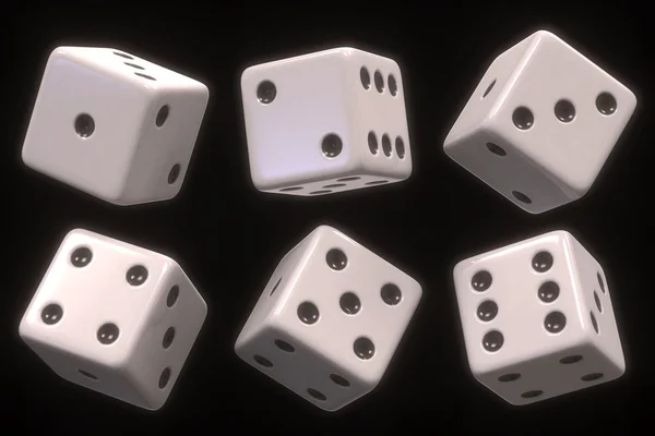 Dice Six Sides — Stockfoto