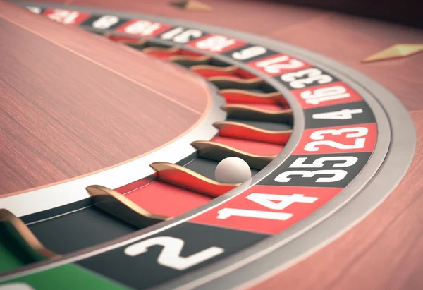 Roulette in het casino — Stockfoto