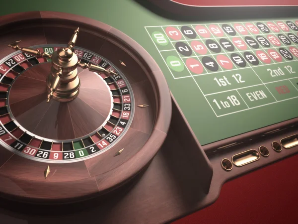 Roulette in het casino — Stockfoto