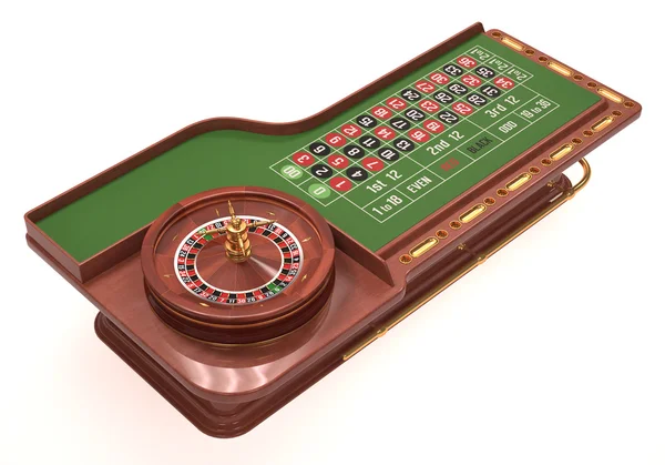 Roulette table for gambling — Stock Photo, Image