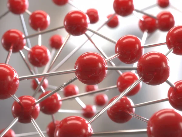 Estructura molecular con esferas —  Fotos de Stock