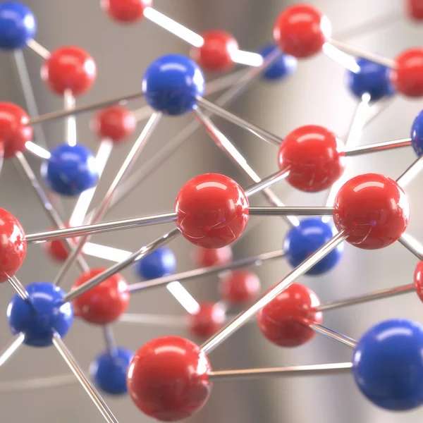 Molekuláris szerkezete a gömbök — Stock Fotó