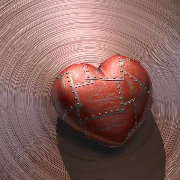 Metal Heart — Stock Photo, Image