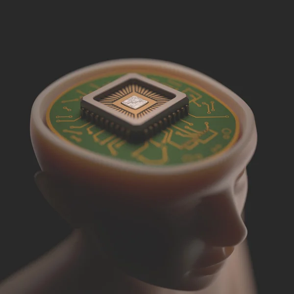 Micro hersenen — Stockfoto