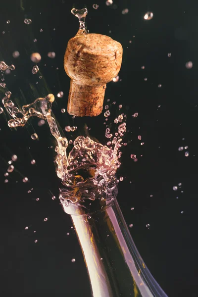 Açılış şişe şampanya — Stok fotoğraf