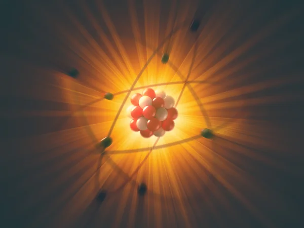 Image concept of an atom — Stock Photo, Image