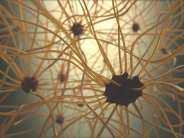 Netwerk neuronen Concept — Stockfoto