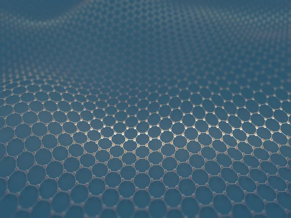 Crystallized Carbon Hexagonal System — Stock Photo, Image