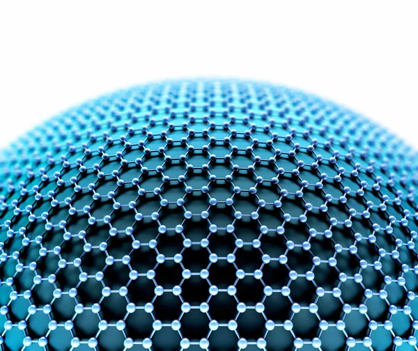 Sistema Hexagonal de Carbono Cristalizado — Fotografia de Stock