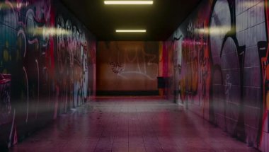 Metro ve Titrek Işık Arkaplanı