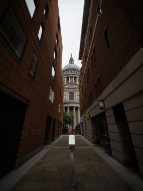 Canon Alley Queens Geçidi St Pauls Katedrali 'nin dar şerit mimarisi Büyük Britanya İngiltere