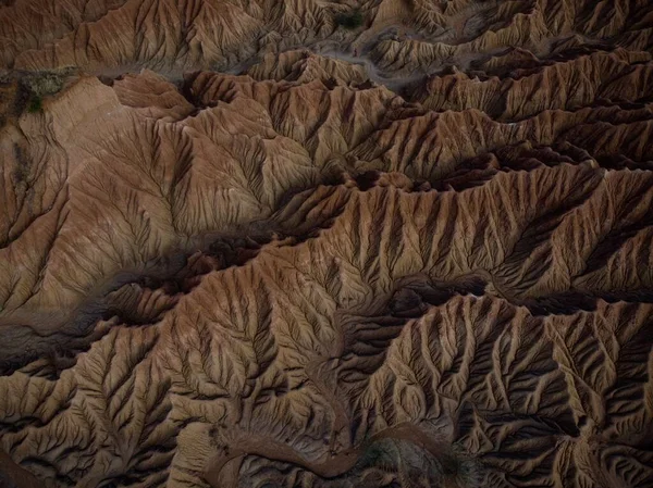 Повітряна Панорама Пустелі Татакоа Тропічний Сухий Ліс Червоний Пісковий Лабіринт — стокове фото
