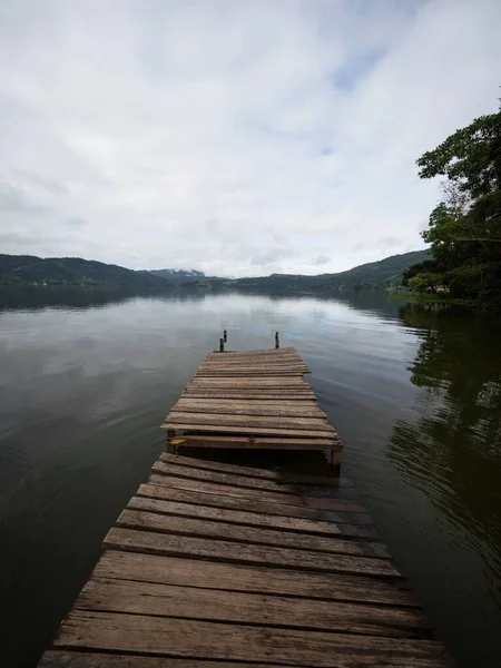 Bosque Amazónico Idílico Selva Selva Río Lago Paisaje Con Rotura Imágenes de stock libres de derechos