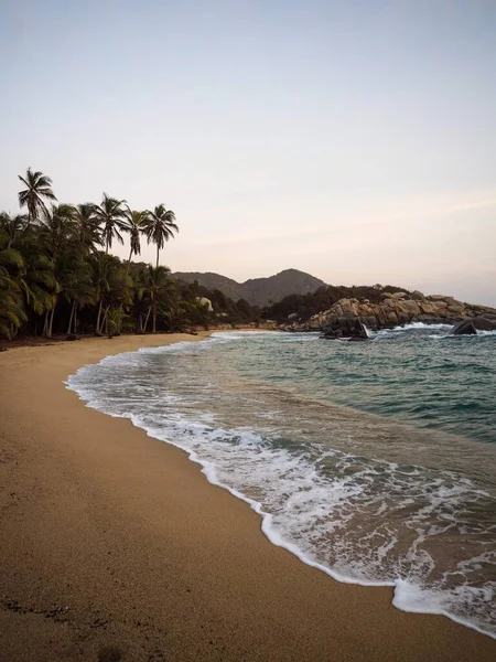 Uitzicht Vanuit Lucht Cabo San Juan Del Guia Tayrona National — Stockfoto