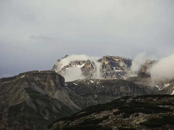 Panorama Alpino Cumbre Montaña Tre Cime Lavaredo Sexten Dolomites Belluno — Foto de Stock