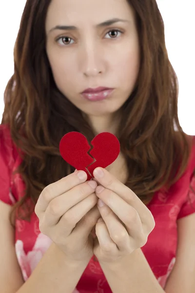 Mujer desconsolada — Foto de Stock