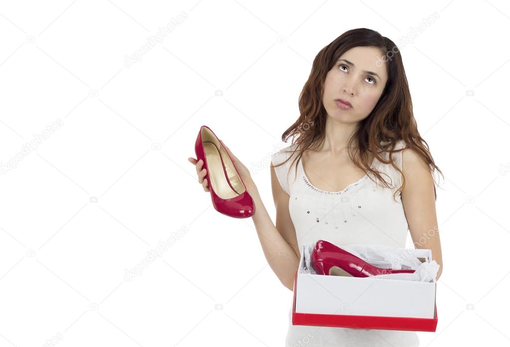Woman disappointed about her gift