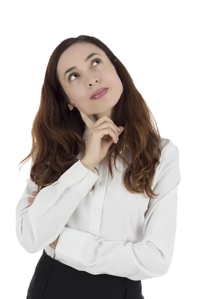 Business woman thinking — Stock Photo, Image