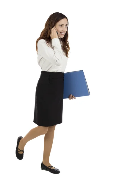 Business woman on the phone — Stock Photo, Image