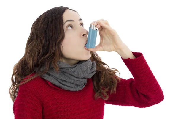 Asthma inhaler — Stock Photo, Image