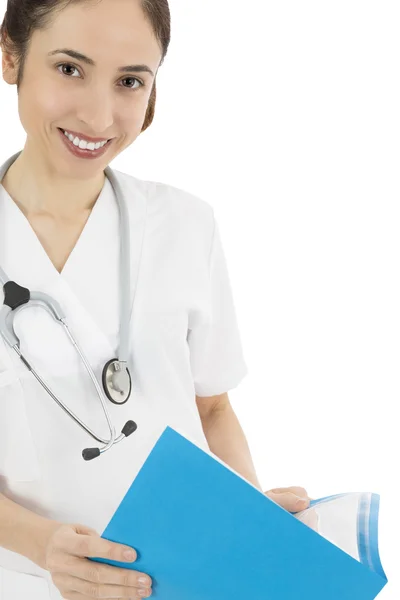 Woman medical doctor working — Stock Photo, Image