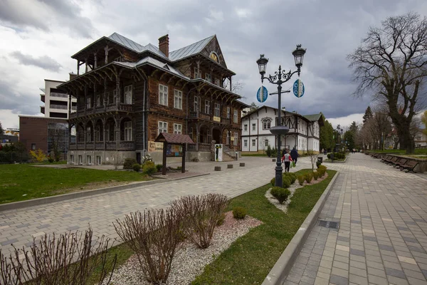 Abril 2021 Truskavets Resort Balneológico Ucrânia Mikhail Bilas Art Museum — Fotografia de Stock