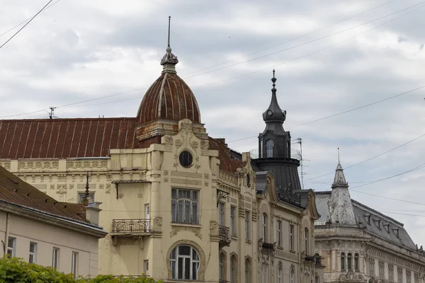 Lviv Ucraina Maggio 2021 Svobody Avenue Architettura Unica Della Parte — Foto Stock