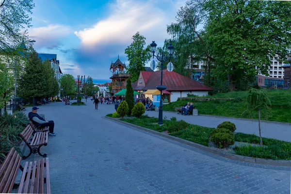 Abril 2021 Truskavets Ucrania Hotel Truskavets 365 Descanso Ciudad Truskavets — Foto de Stock