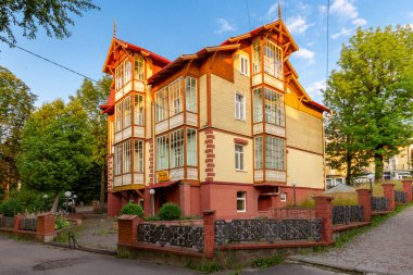 25 Temmuz 2021 Truskavets, Ukrayna, Taras Shevchenko Caddesi - Villa 