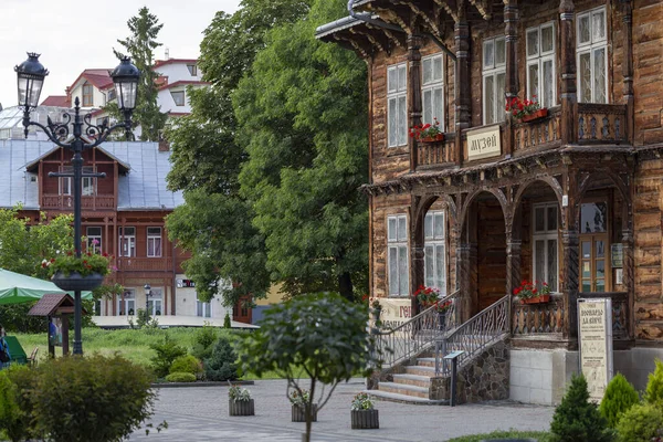 Julho 2021 Arquitetura Cidade Truskavets Região Lviv Ucrânia Museu Arte — Fotografia de Stock
