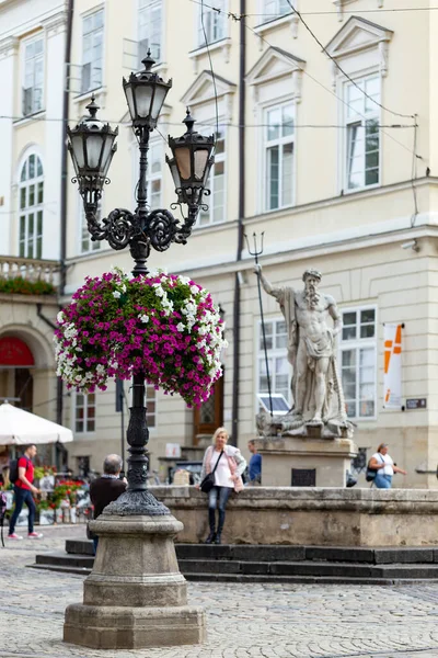 Luglio 2021 Lviv Città Ucraina Prospekt Svobody Lviv — Foto Stock