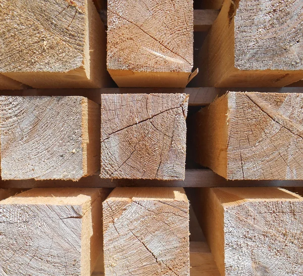 Розпиляні дерев'яні камені — стокове фото