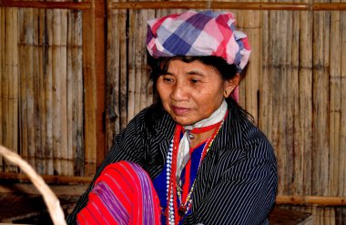 Chiang Mai, Tayland: Tepe kabile kadın