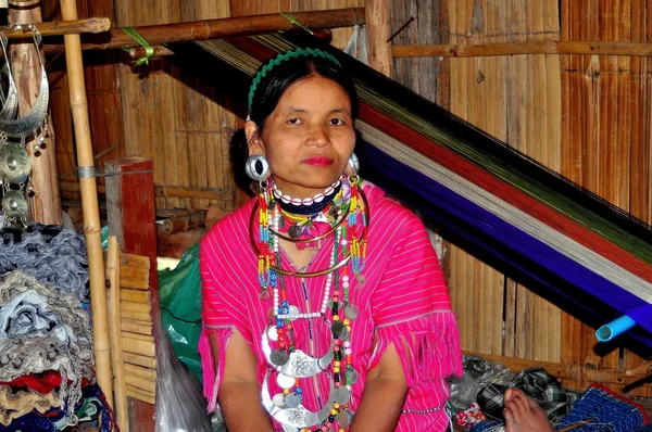 Chiang Mai, Thailand:  Hilltop Tribal Woman — Stock Photo, Image