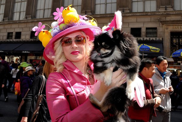 NYC: Woman in Pink at the Easter Parade