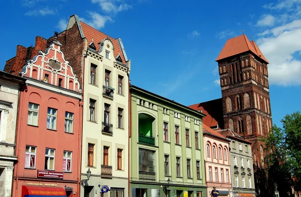 Torun, Polonia: Piazza Nuova Città — Foto Stock