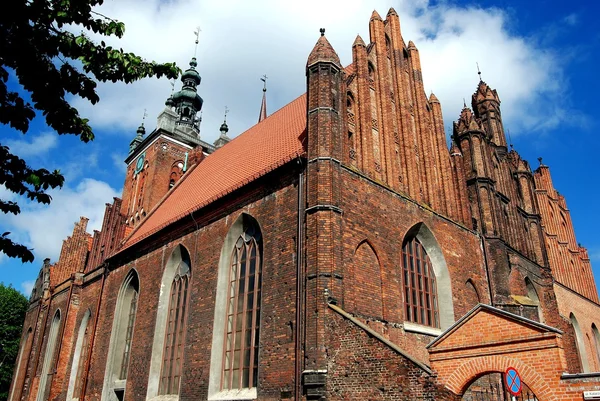 Gdansk, Polônia: Igreja de Santa Catarina — Fotografia de Stock