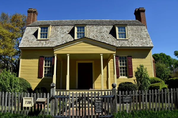 Raleigh, NC: 1779 Joel Lane Museum hus — Stockfoto