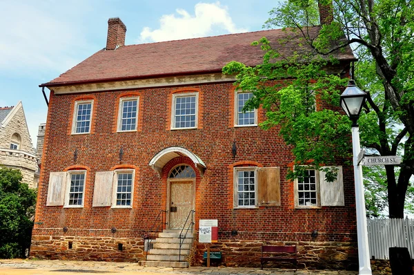 Old Salem, NC: dokter huis-1802 — Stockfoto