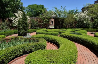 Yeni Bern, Nc: 1770 Tryon Palace Knot Garden