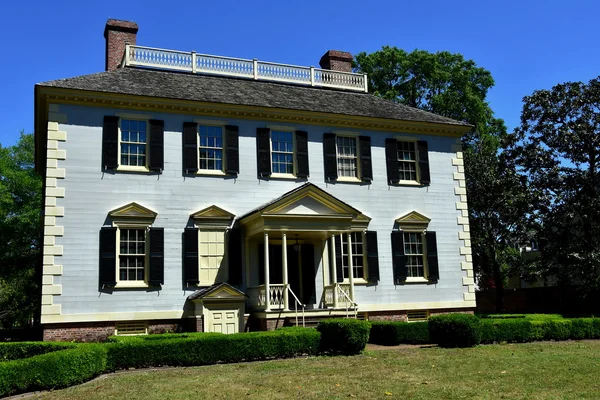 新伯尔尼， 北卡罗来纳州： 1780 约翰·赖特·斯坦利之家 — 图库照片