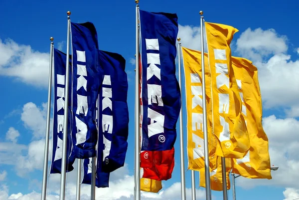 Brooklyn, NY: IKEA Superstore Banners — Stock Photo, Image