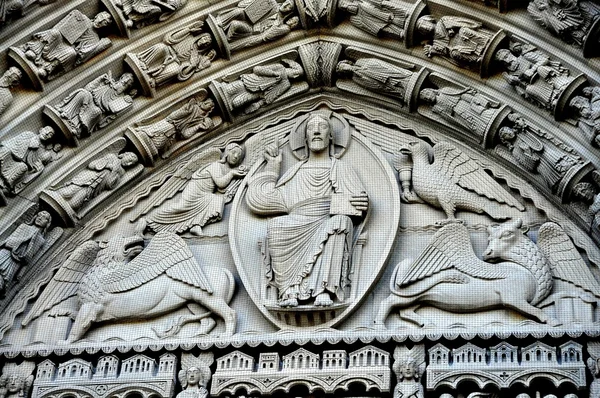 Ciudad de Nueva York: Cristo en Majestad en la Iglesia Riverside — Foto de Stock