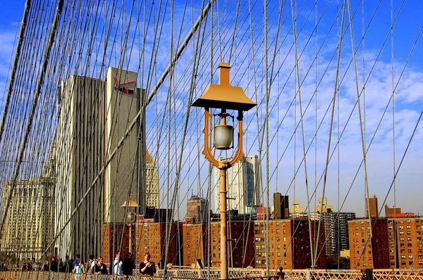 NYC: Ponte de Brooklyn — Fotografia de Stock