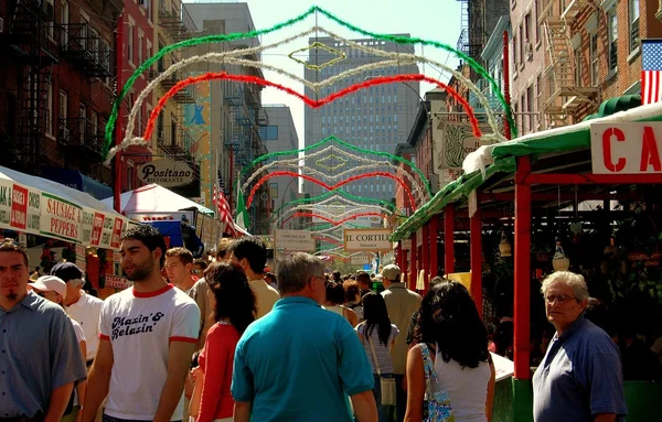 NYC: San Gennaro Festival in Little Italy — стоковое фото