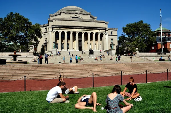 NYC: The Library at Columbia University — Stock Photo, Image
