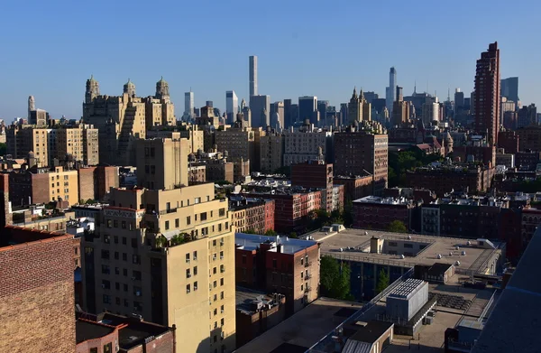 NYC: Upper West Side ve Midtown manzarası — Stok fotoğraf